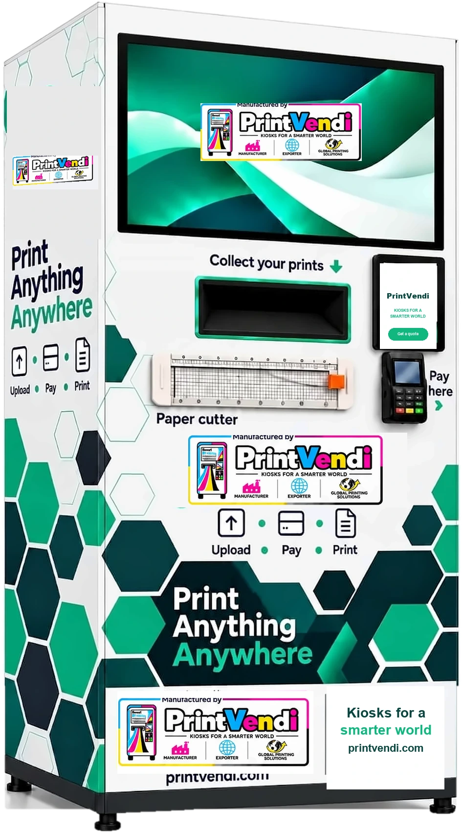 PrintVendi self-service printing kiosk
